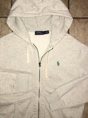 Men's Polo Ralph Lauren Thermal Hood Full Zip Hoodie -Size M